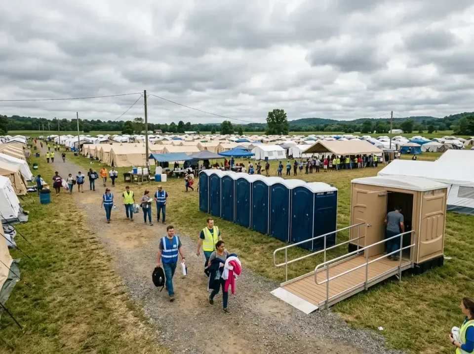 disaster-relief-camp-restrooms-010 — frequently asked questions, Dumpster & Portable Bathrooms Rental in DuPont, WA